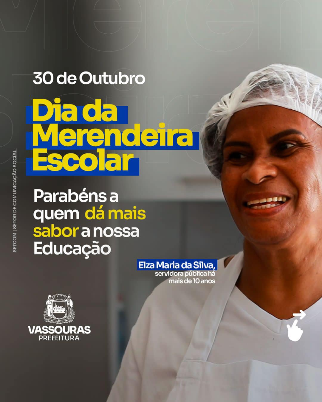 Dia da Merendeira Escolar - Prefeitura de Vassouras